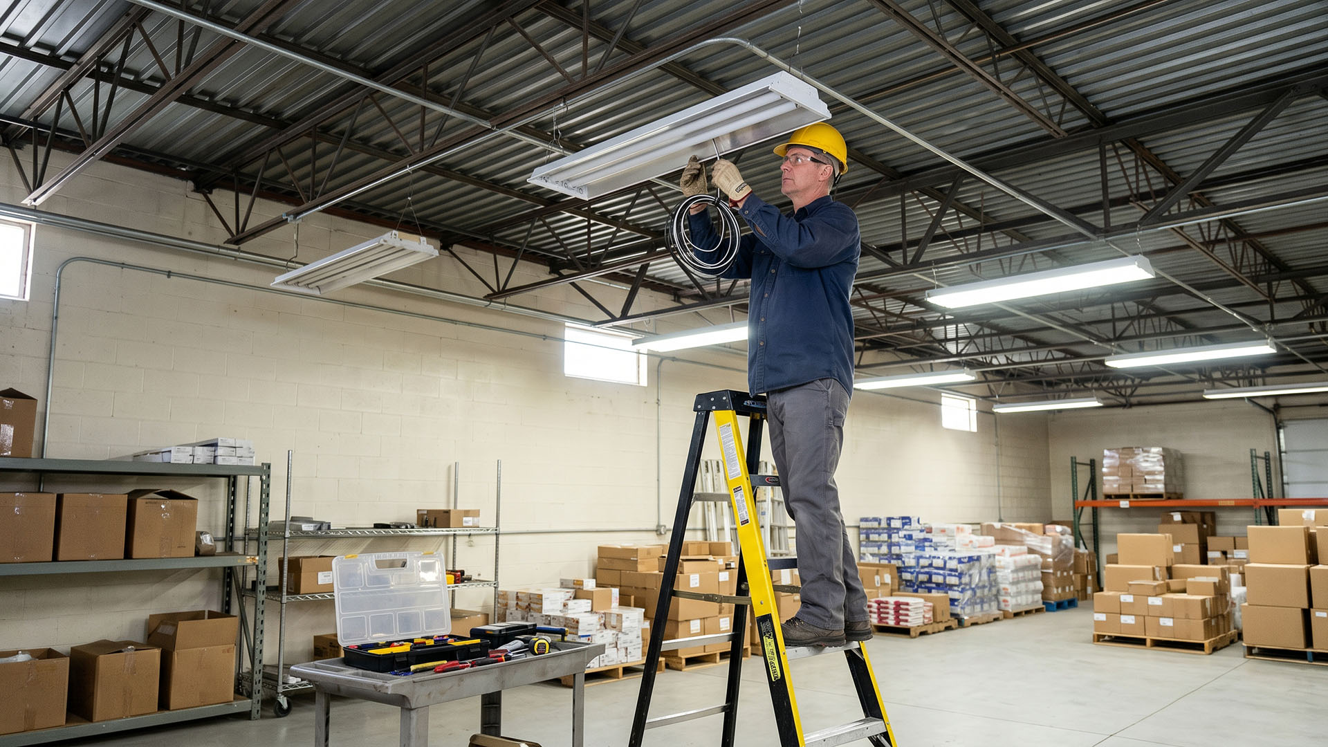Commercial LED Lighting Retrofit Electrician